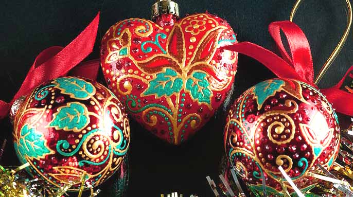 декорирование елочных игрушек Мытищи