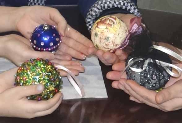 декорирование елочных игрушек Мытищи